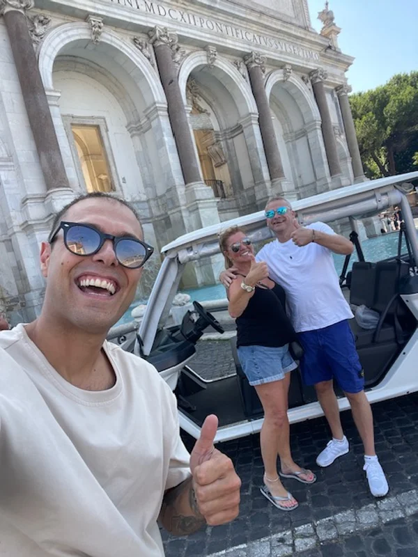 Selfie alla Fontana dell'Acqua Paola, Roma